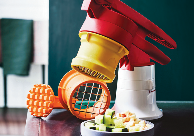 Tupperware FusionMaster Chef Press Dicer 10 mm Sett 