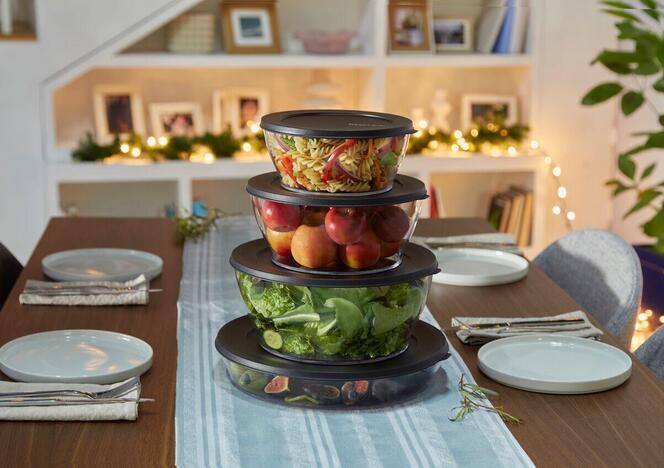 Tupperware Eco+ Clear Sett (4) 