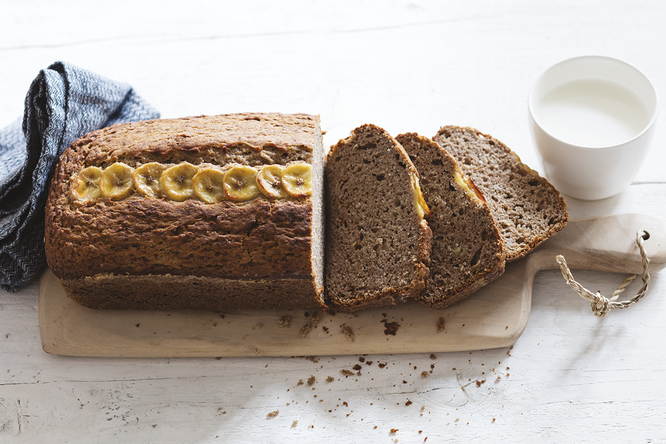 Tupperware Bananbrød med havregryn 
