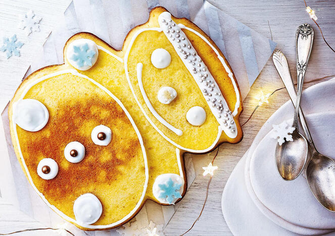 Tupperware Snømannkake med sitron 