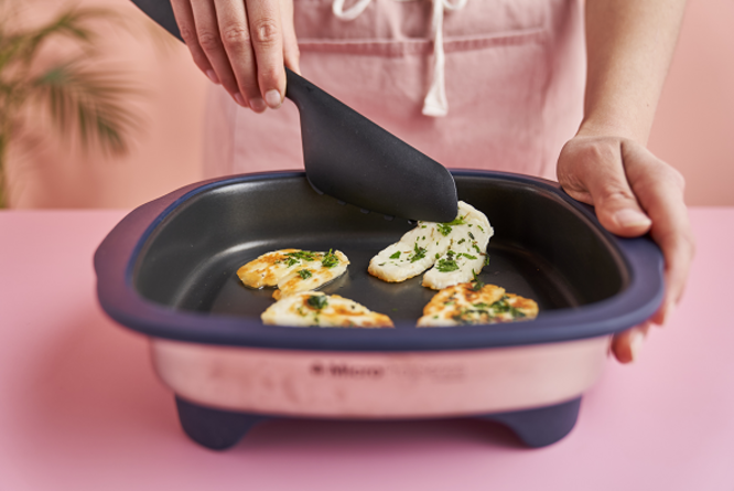 Tupperware Halloumi Burgers 