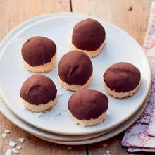 Choco-coco Makroner uten steking
