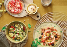 3-retters meny med squash, kylling og crumble