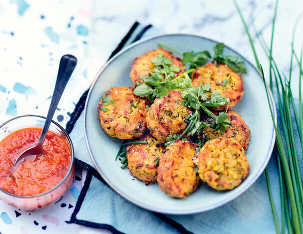Tupperware Squash- og parmesanfritter 