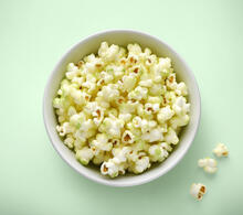Grønn dragepust (Wasabi) popcorn