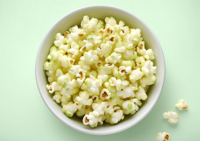 Tupperware Grønn dragepust (Wasabi) popcorn 